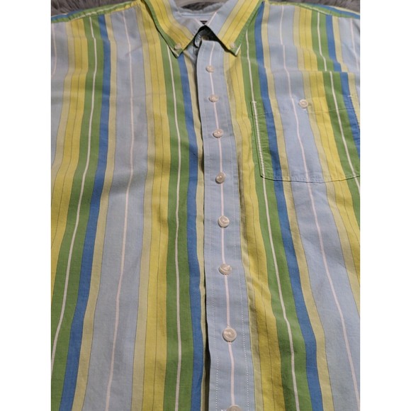 Cutter & Buck Button Down Shirt Mens Size XLT XLarge Tall Colorful Cotton Silk - Picture 9 of 9